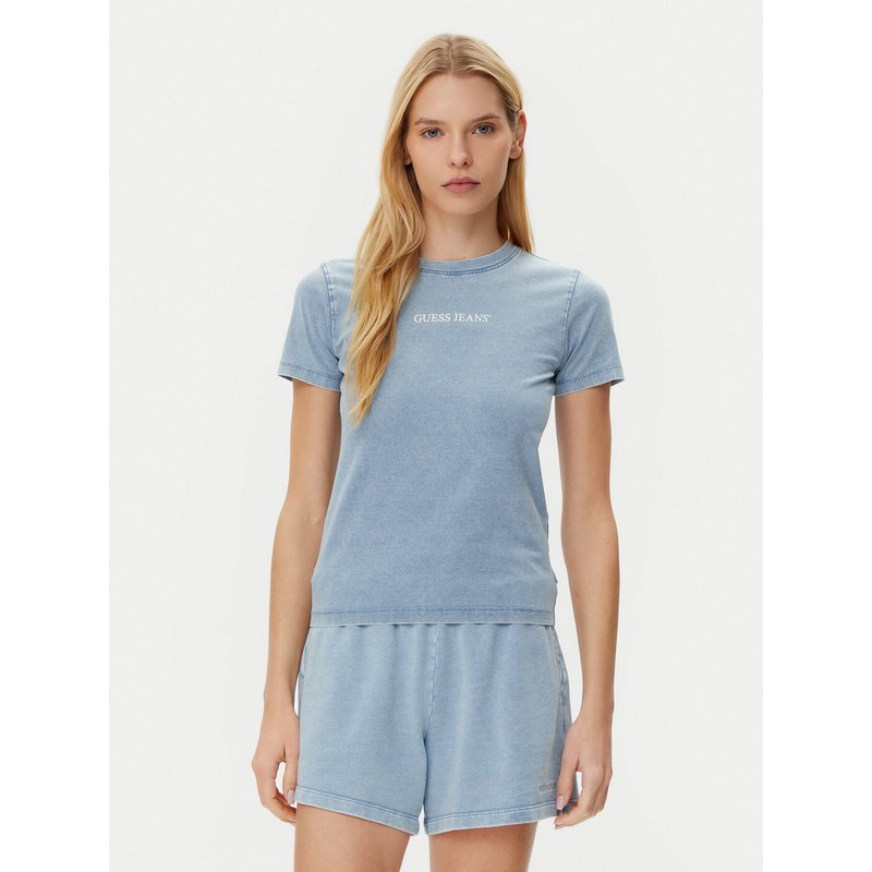 Guess Jeans T-Shirt W5GI41 KCTL1 Blau Regular Fit