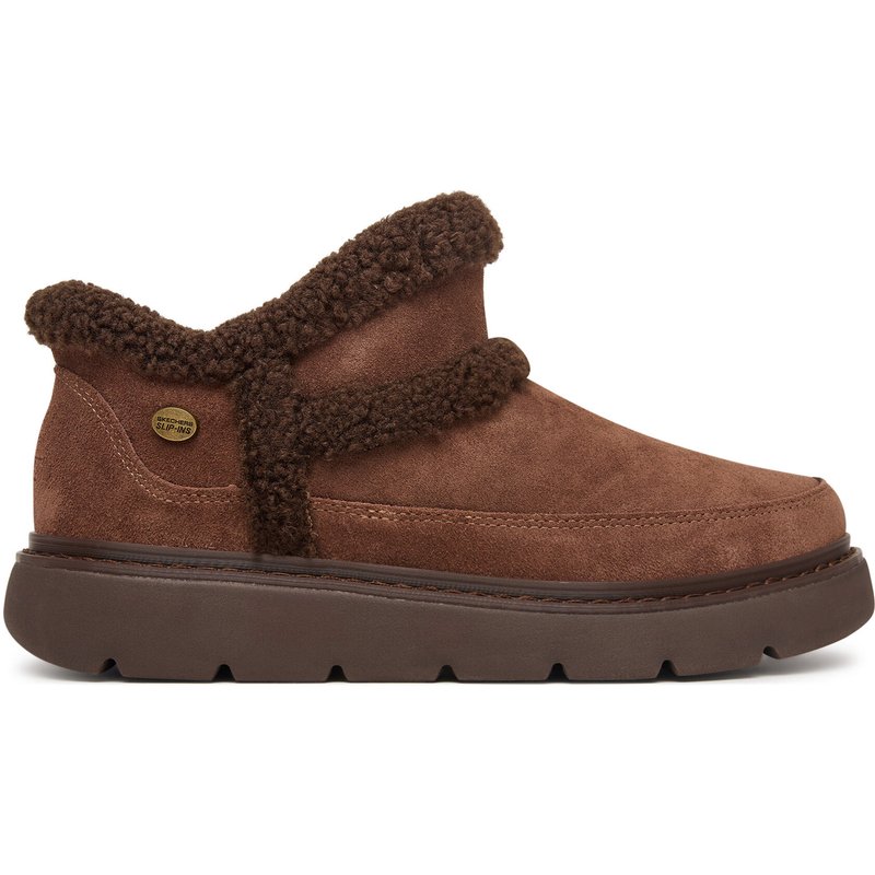 Schneeschuhe Skechers Bobs Keepsakes Lite - Winter Snug 114895 Dunkelbraun