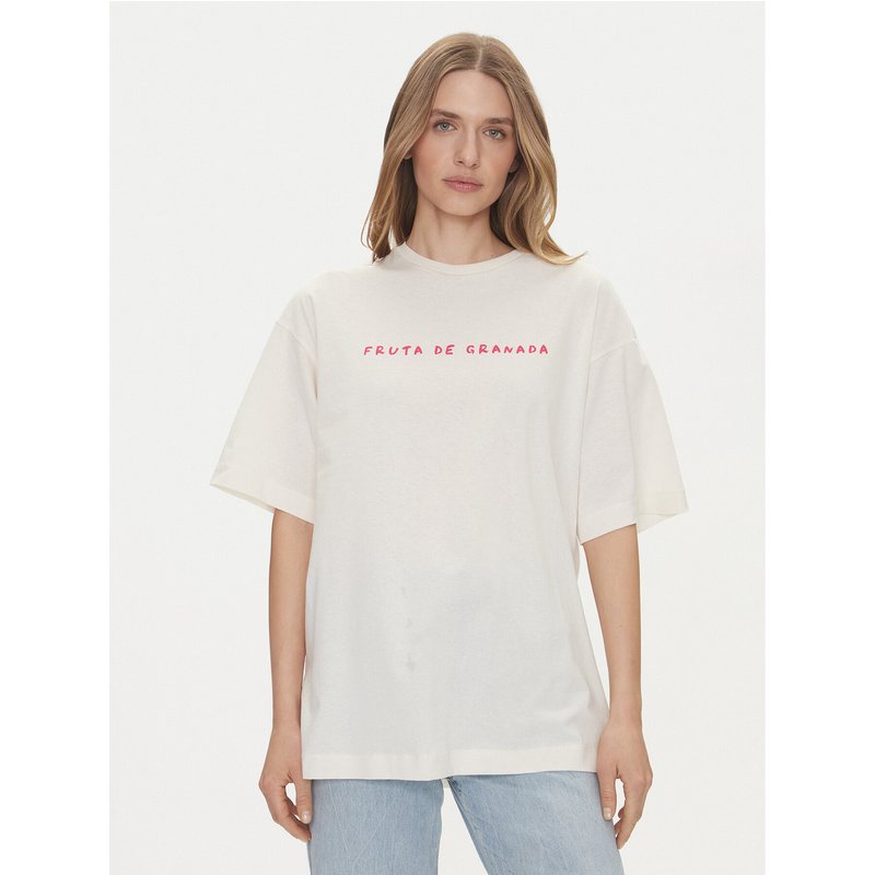 Vero Moda T-Shirt Taz Hailey 10337839 Weiß Regular Fit