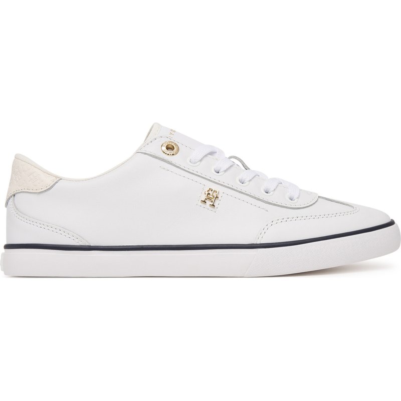 Sneakers Tommy Hilfiger Th Chic Low Profile Vulc FW0FW09104 Weiß