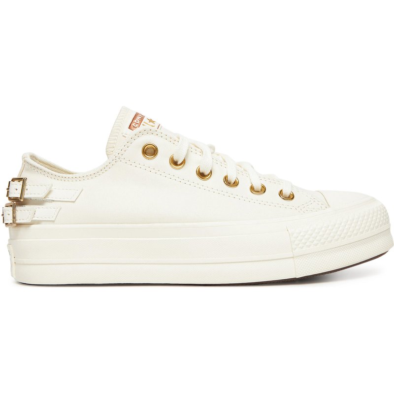 Sneakers aus Stoff Converse Chuck Taylor All Star Lift Platform Buckle A11866C Weiß