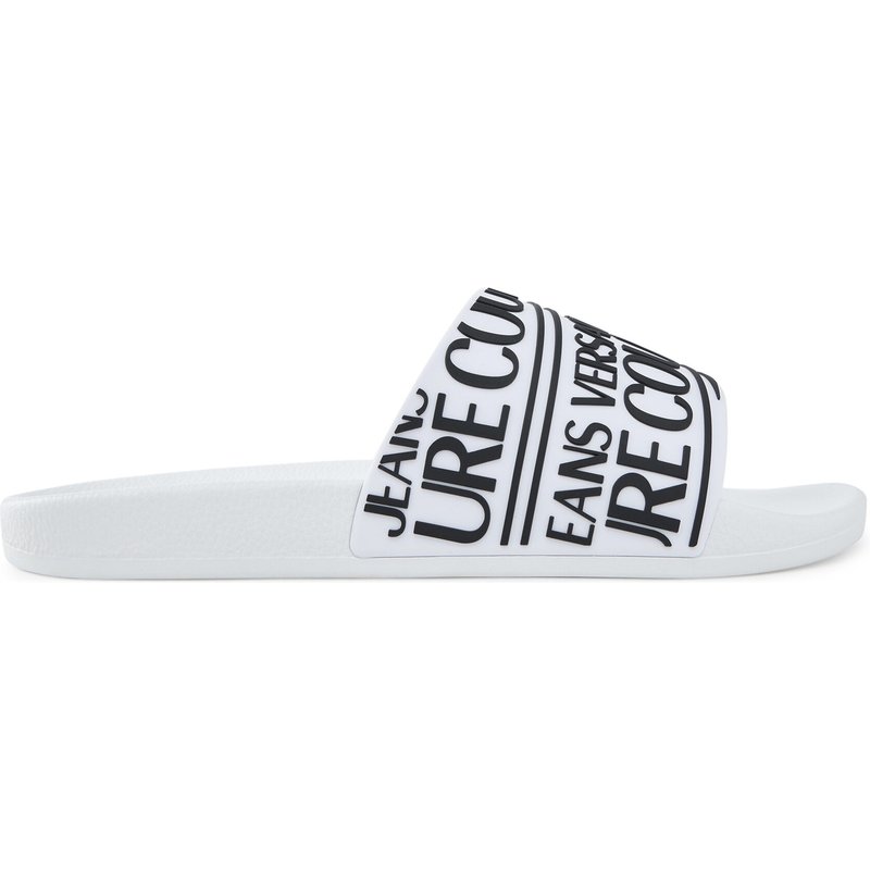 Pantoletten Versace Jeans Couture 79YA3SQ1 71352 003 Weiß