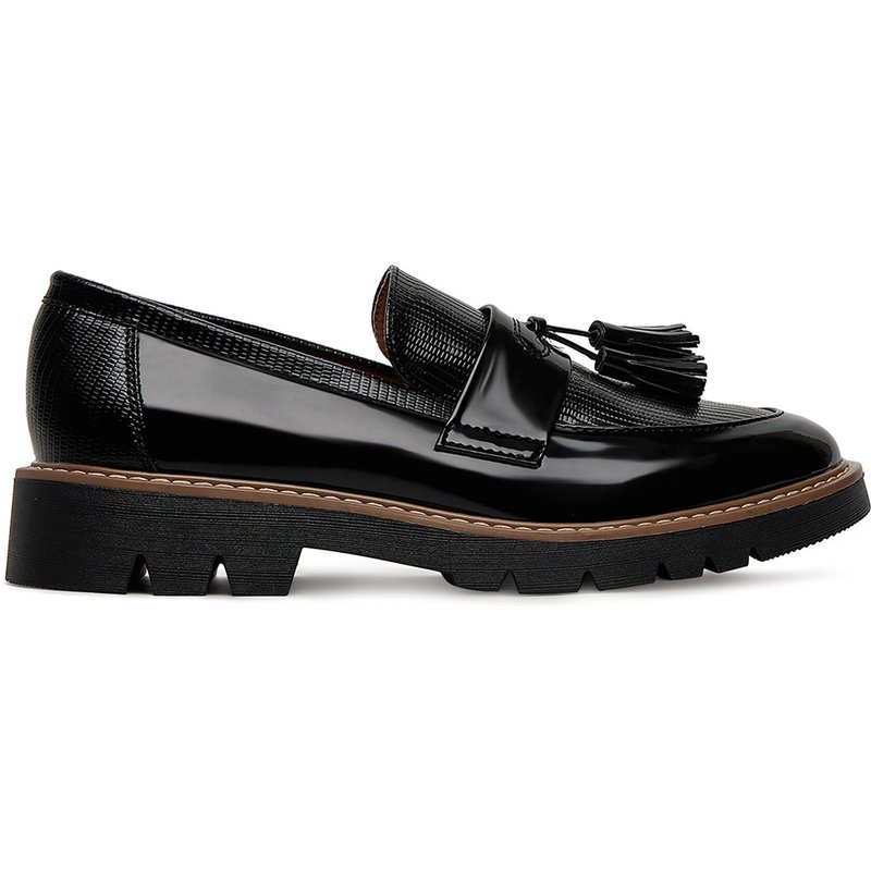 Slipper Clara Barson WS6387-01 Schwarz