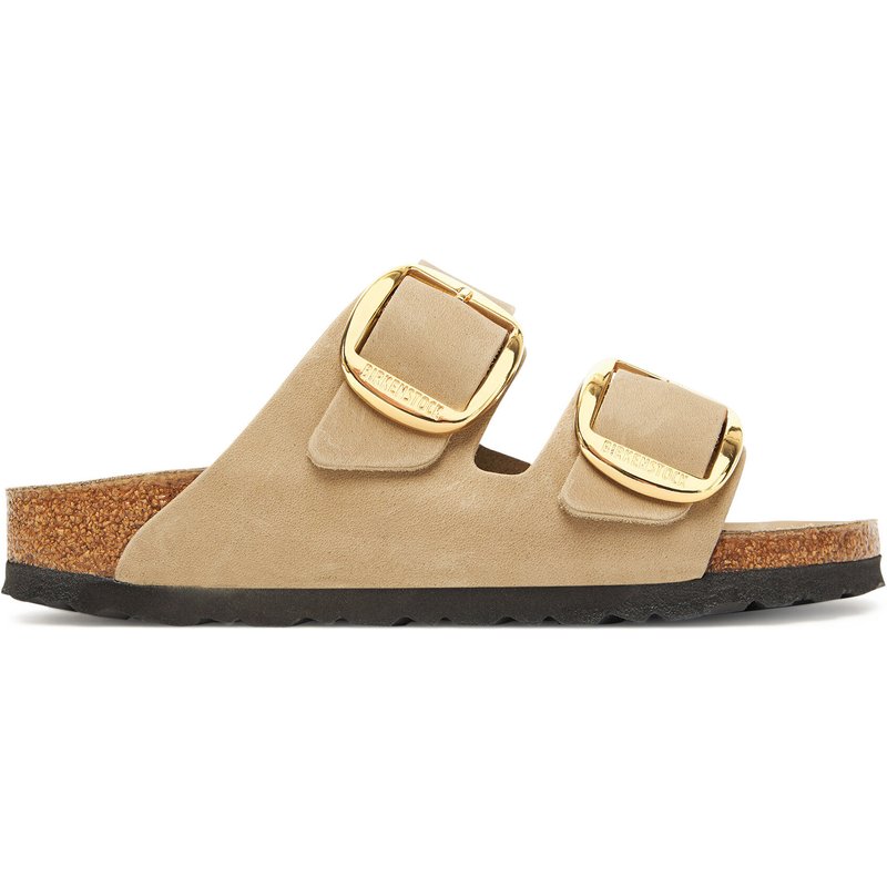 Pantoletten Birkenstock Arizona Big Buckle Hex 1030395 Braun