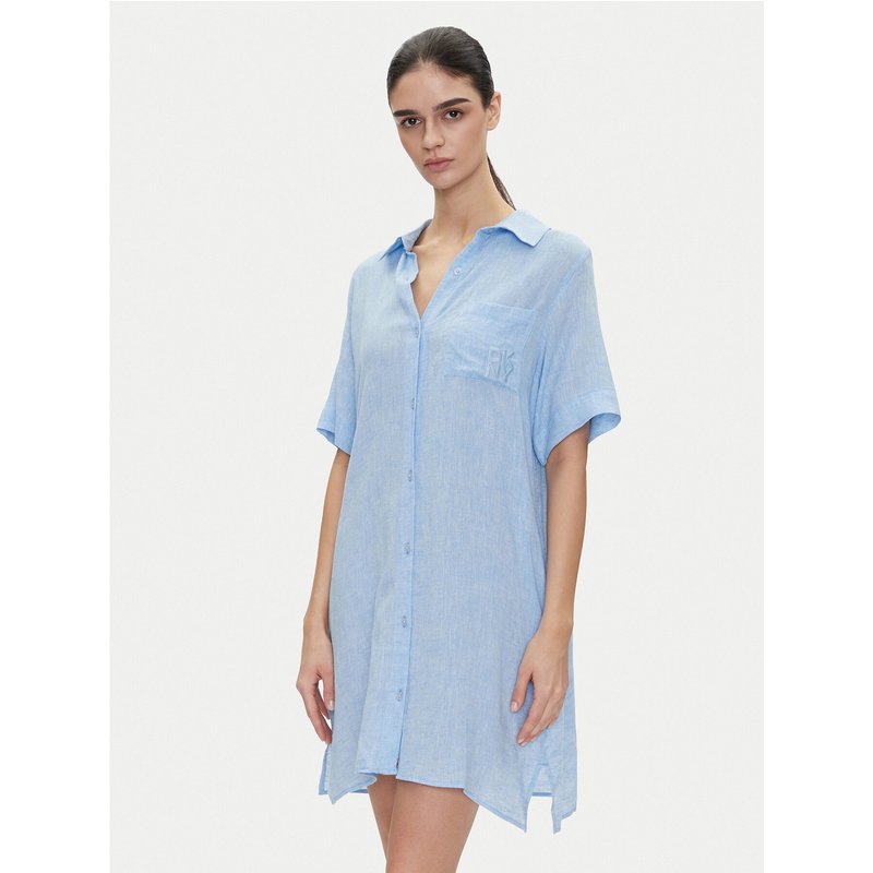 DKNY Nachthemd YI30054 Himmelblau Relaxed Fit