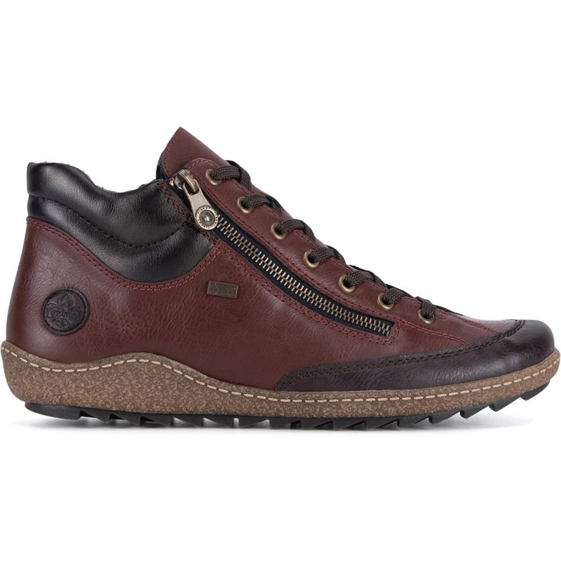 Schnürschuhe Rieker L7500-35 Dunkelrot