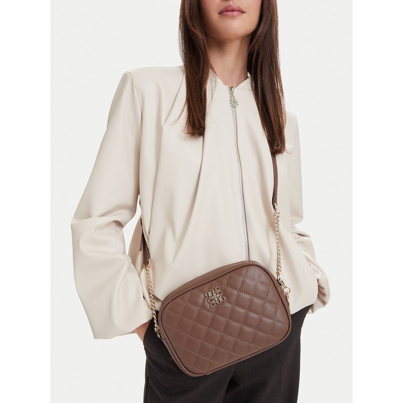 Handtasche Nine West CEO-SUBTLE ELEGANCE-LA321-1237 Dunkelbeige