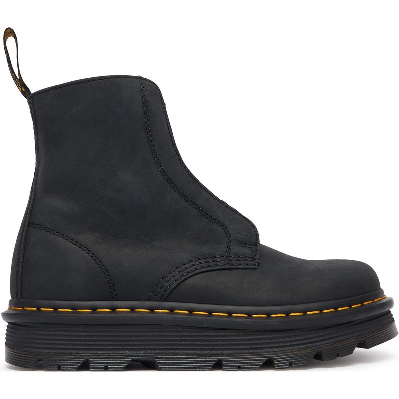 Stiefeletten Dr. Martens Zebzag Laceless Black Wyoming DM42653001 Schwarz