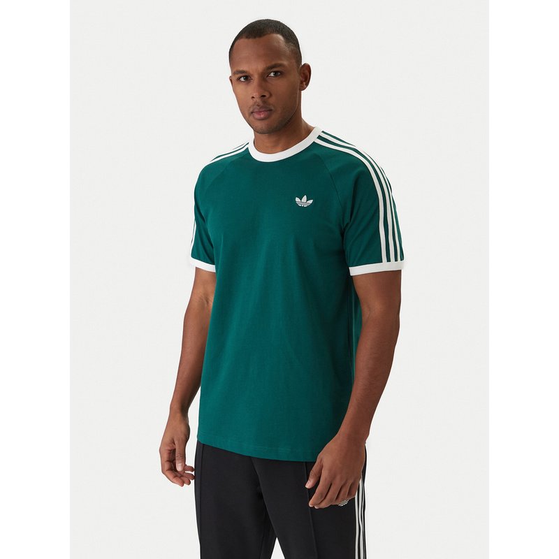 adidas T-Shirt 3-Stripes KE3534 Grün Regular Fit