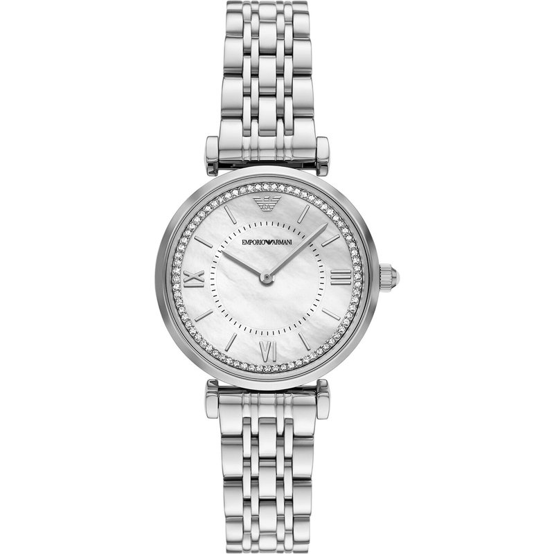 Uhr Emporio Armani Gianni T-Bar AR11701 Silberfarben
