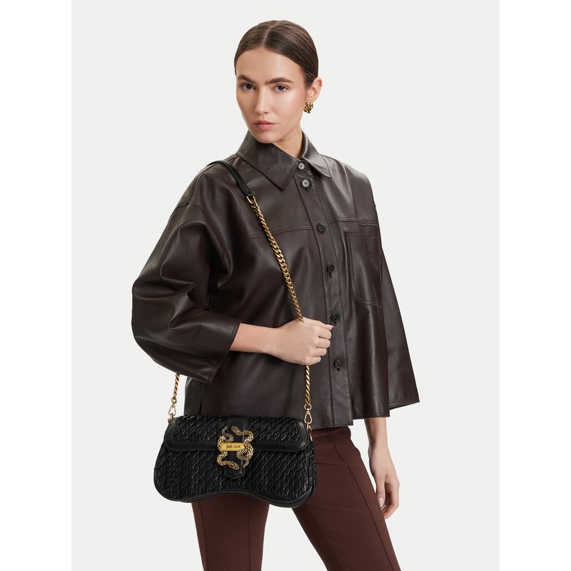 Handtasche Just Cavalli 80RA4BA1 ZSD90 Schwarz