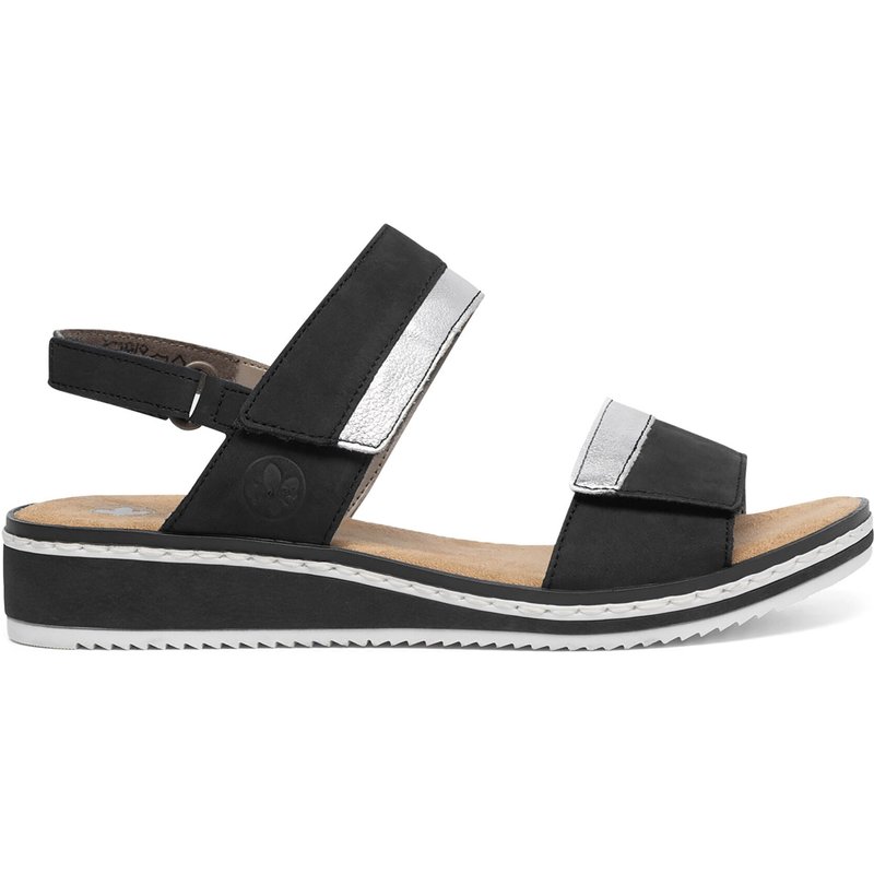 Sandalen Rieker V36B9-14 Schwarz