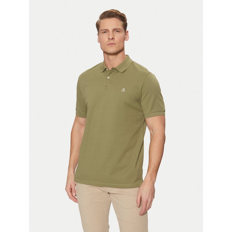 Marc O'Polo Poloshirt B21223053092 Khakifarben Regular Fit
