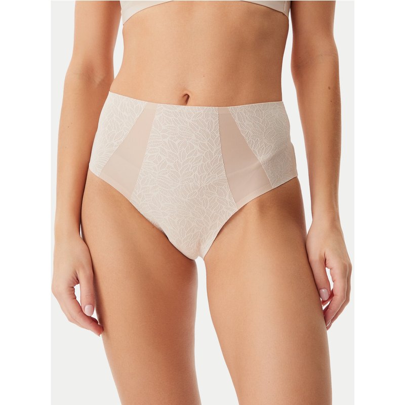 Chantelle Klassischer Damenslip mit hoher Taille C18IC5 Beige