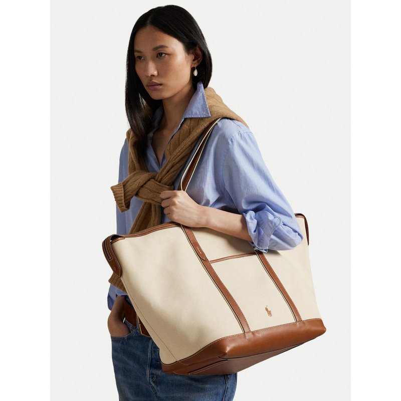 Handtasche Polo Ralph Lauren 428973072001 Beige