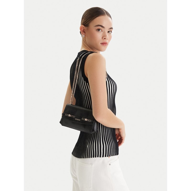 Handtasche Guess Melinda Mini HWKL99 33780 Schwarz