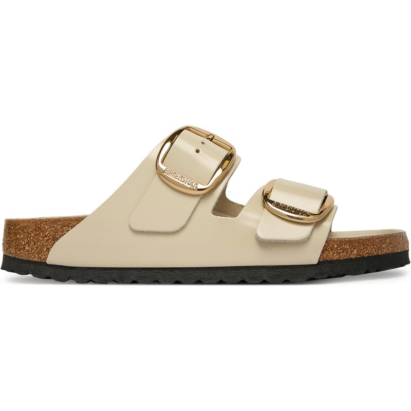Pantoletten Birkenstock Arizona Big Buckle Hex 1031873 Beige