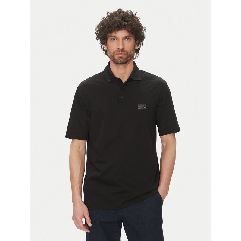 Armani Exchange Poloshirt XM000484 AF10364 UC001 Schwarz Regular Fit