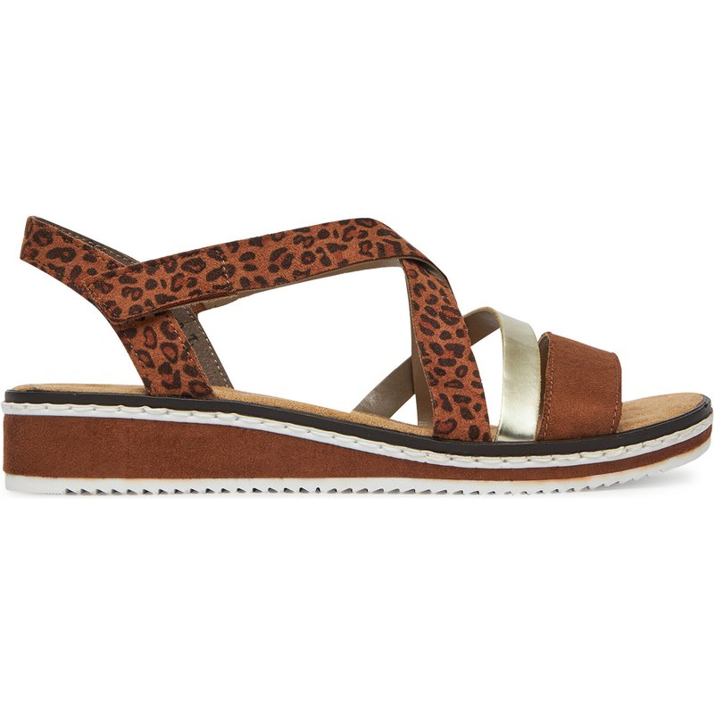 Sandalen Rieker V3663-24 Braun