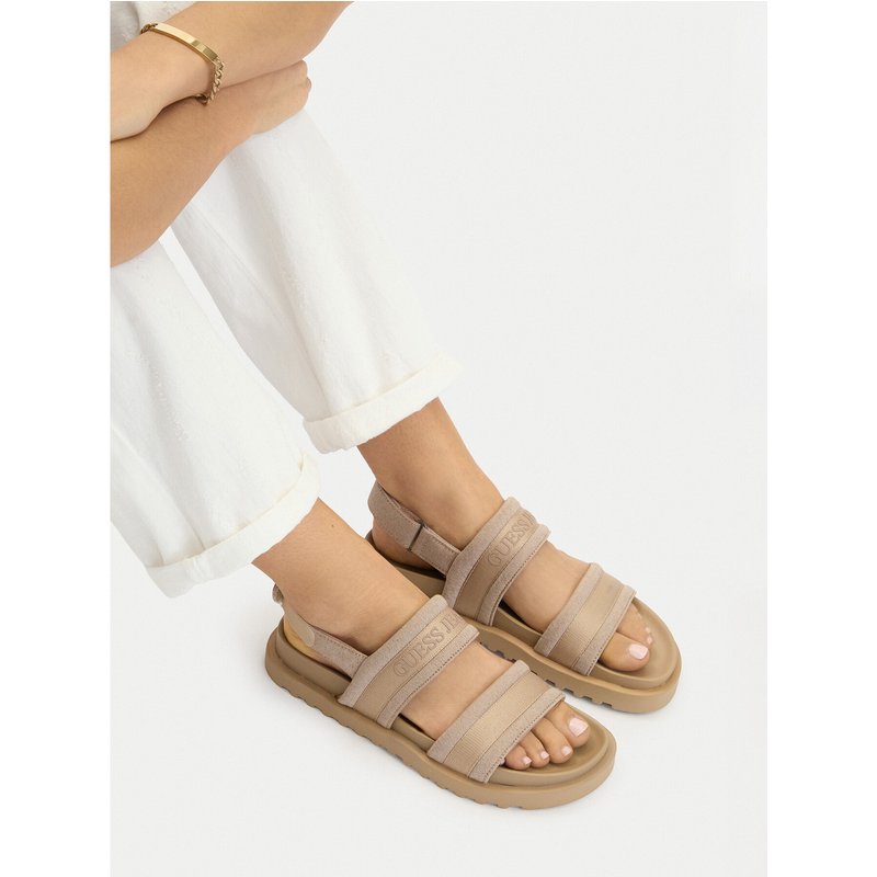 Sandalen Guess Jeans EO-GJ2122 Dunkelbeige
