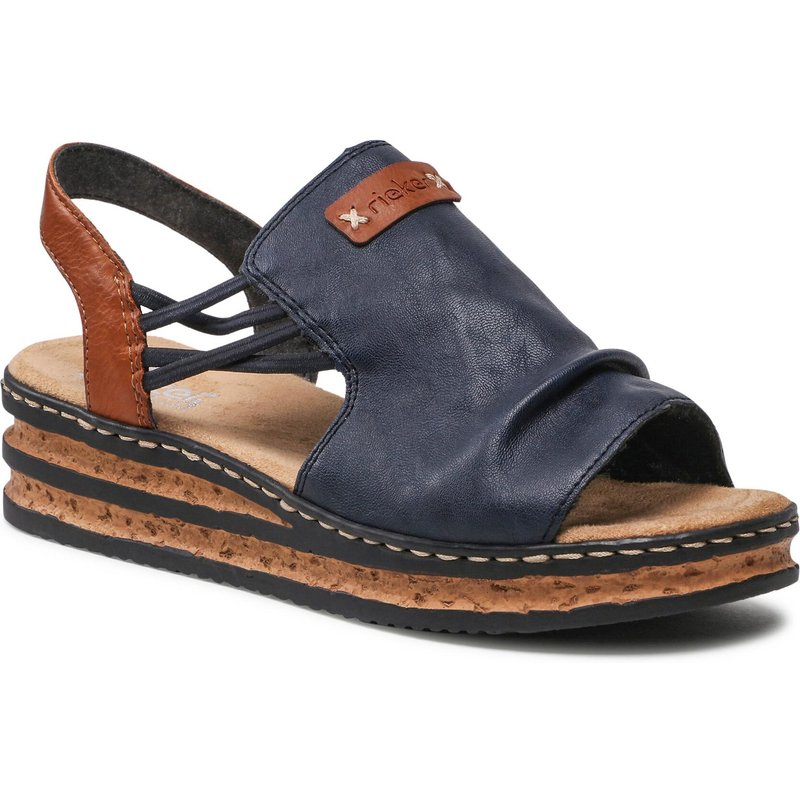 Sandalen Rieker 62962-14 Dunkelblau