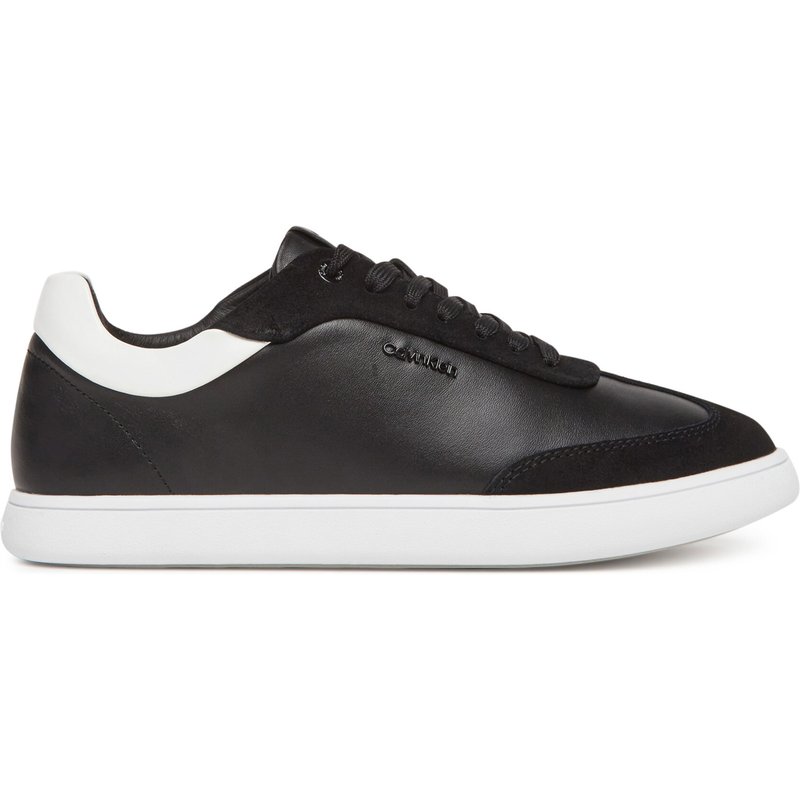 Sneakers Calvin Klein Cupsole Lace Up - Lth Sue Mix HW0HW02435 Schwarz