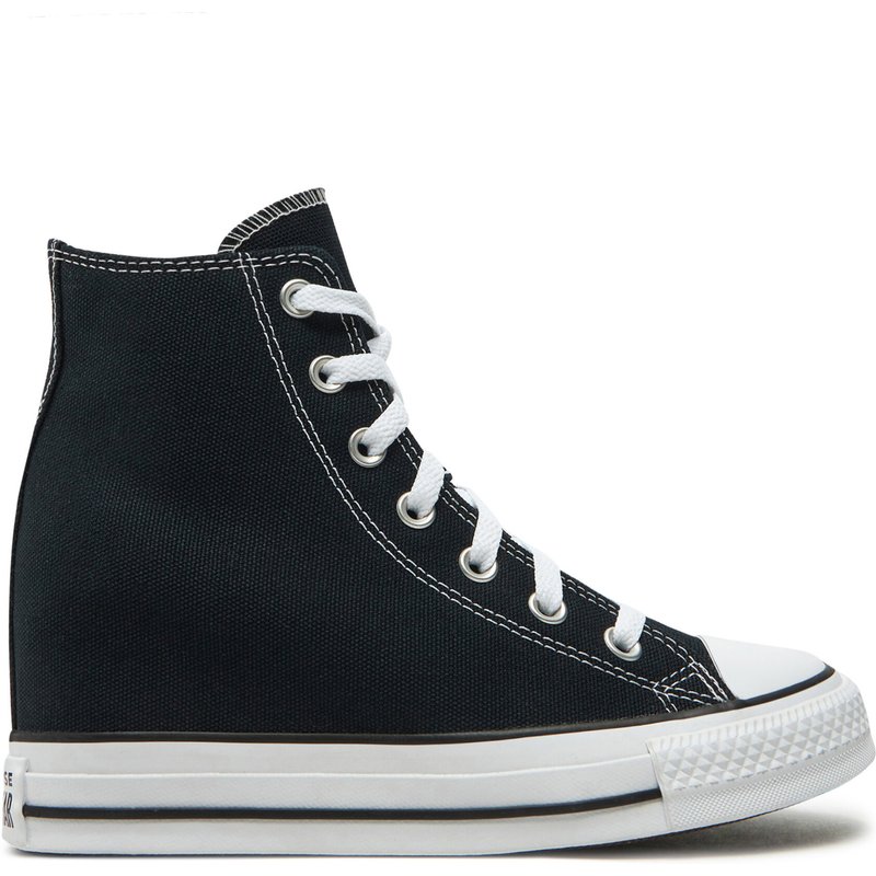 Sneakers aus Stoff Converse Chuck Taylor All Star Wedge Platform A11909C Schwarz