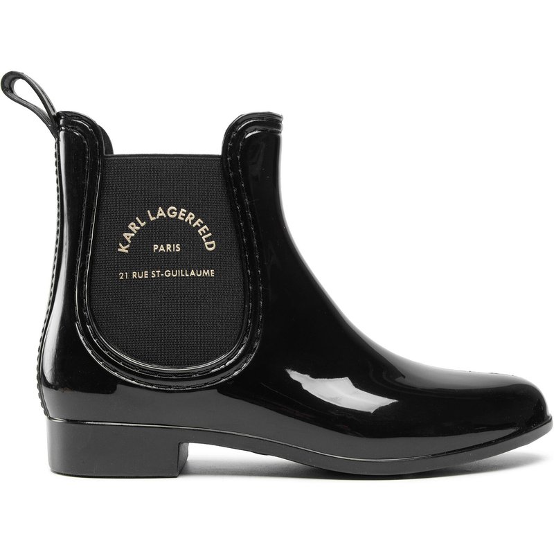Gummistiefel KARL LAGERFELD KL94770 Schwarz