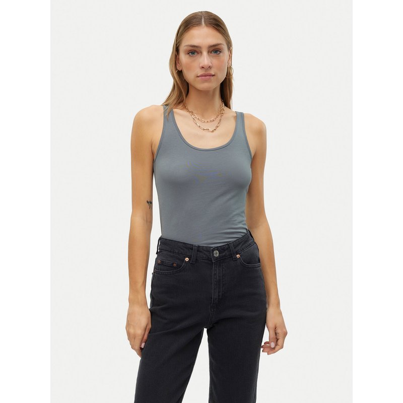 Vero Moda Top Maxi 10185110 Grau Regular Fit