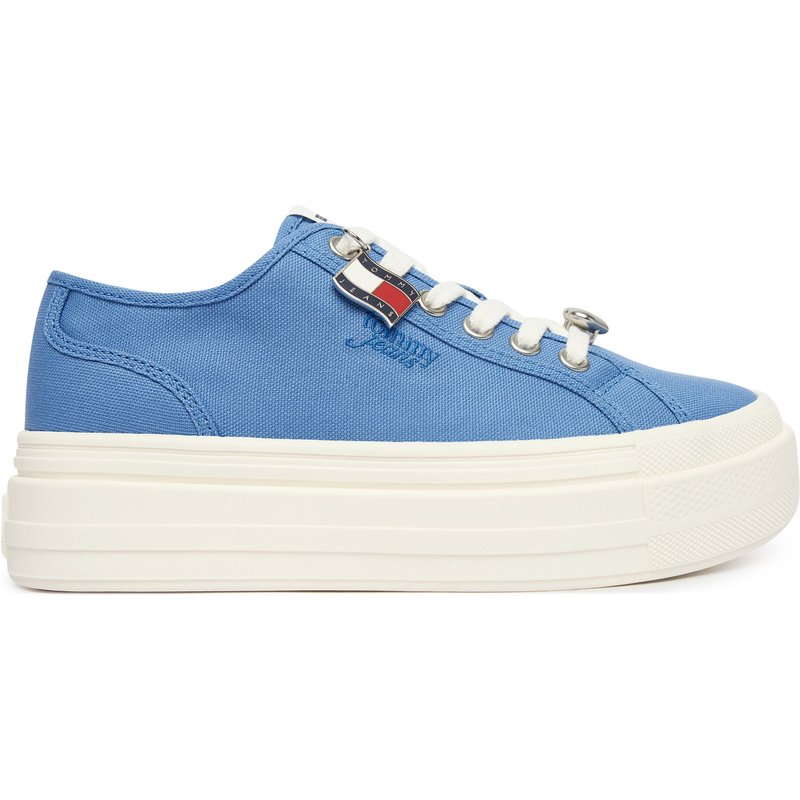 Sneakers Tommy Jeans Tjw Flatform Sneaker Charms EN0EN02959 Blau