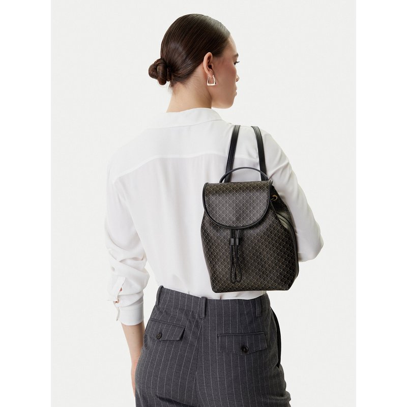 Rucksack Calvin Klein Emblem Aop Mini Backpack LV04F3507G Schwarz