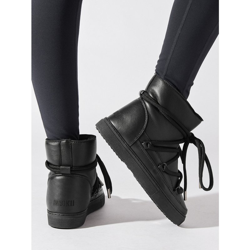 Schneeschuhe Inuikii Full Leather 75202-087 Schwarz