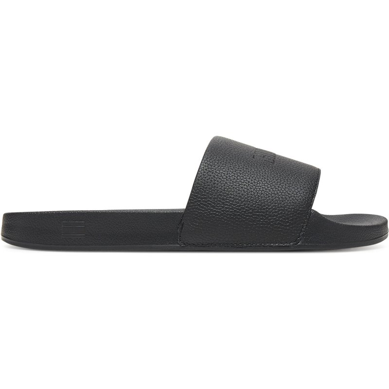 Pantoletten Tommy Hilfiger Hilfiger Print Tumble Pool Slide FM0FM05505 Schwarz