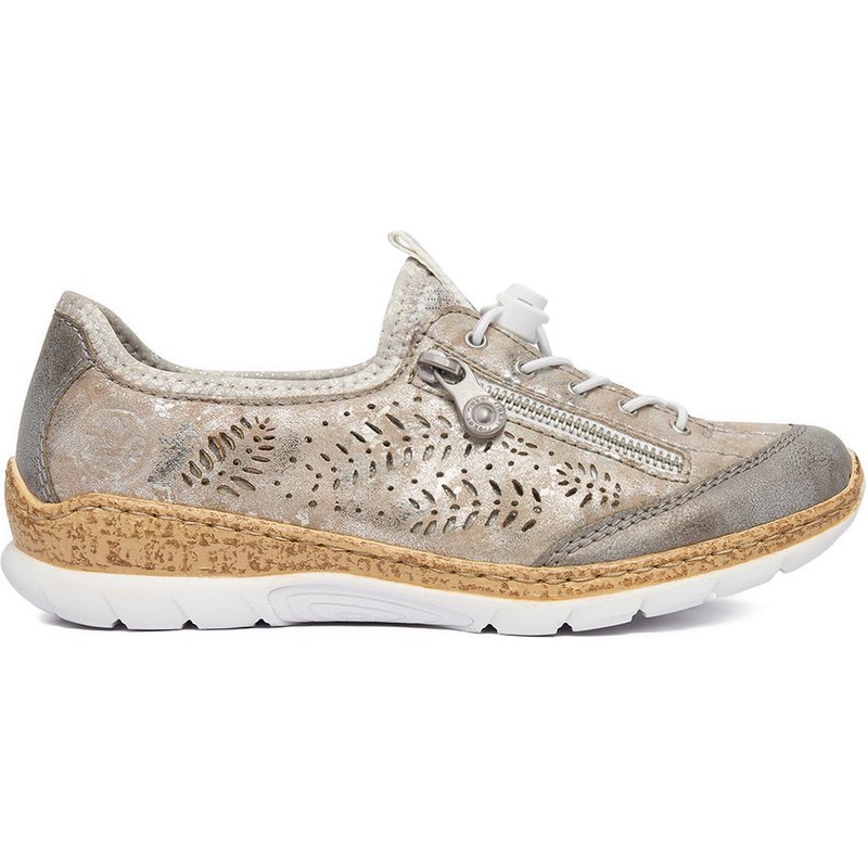 Halbschuhe Rieker N42K6-40 Grau