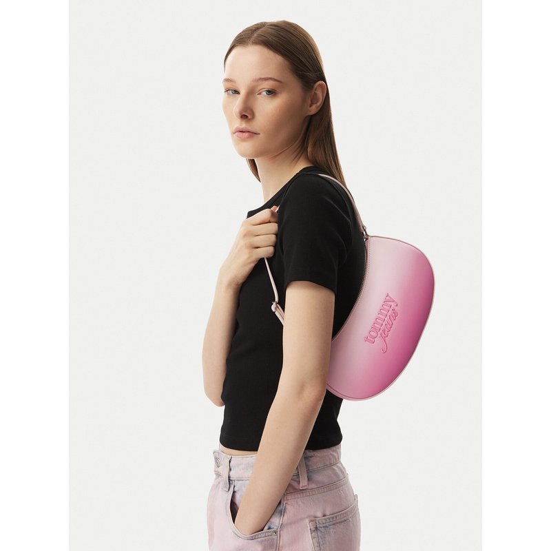 Handtasche Tommy Jeans Tjw Must Degrade Shoulder Bag AW0AW18774 Hellrosa