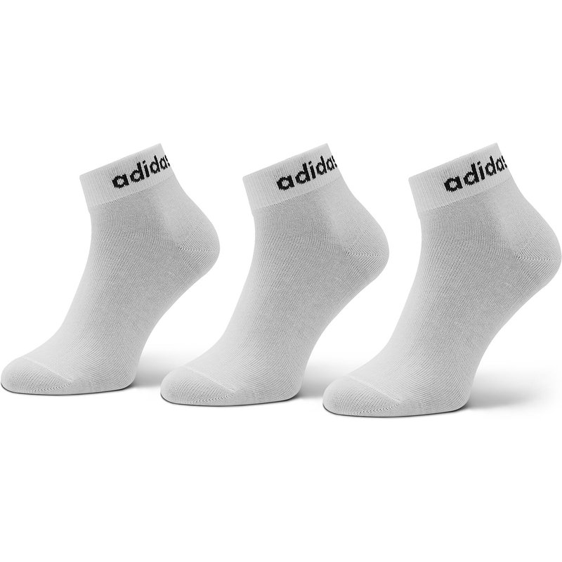 Kurze Socken adidas Think Linear Ankle Socks 3 Pairs HT3451 Weiß