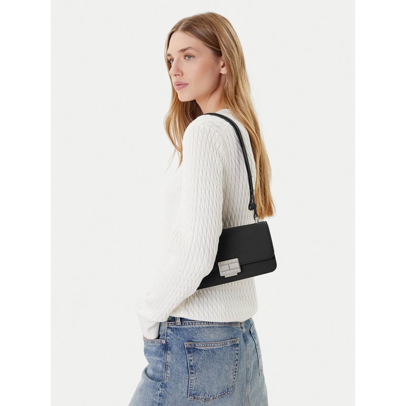 Handtasche Tommy Jeans Tjw Crush Crossover AW0AW17529 Schwarz