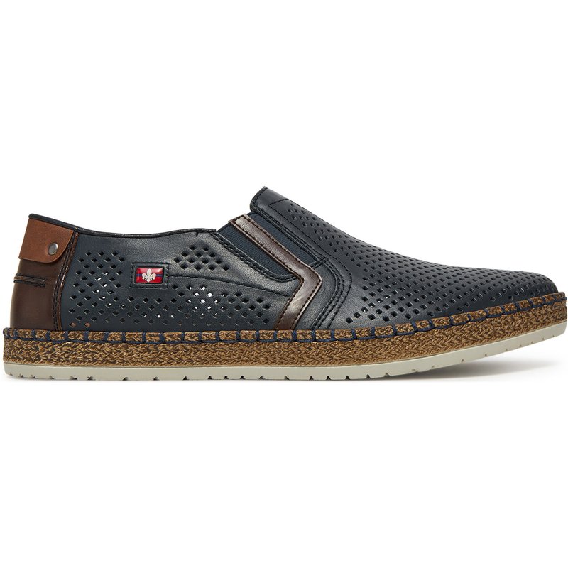 Halbschuhe Rieker B5297-14 Dunkelblau