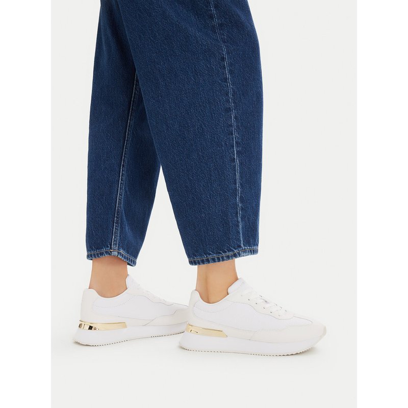 Sneakers Tommy Hilfiger Th Chic Monogram Runner FW0FW09464 Weiß
