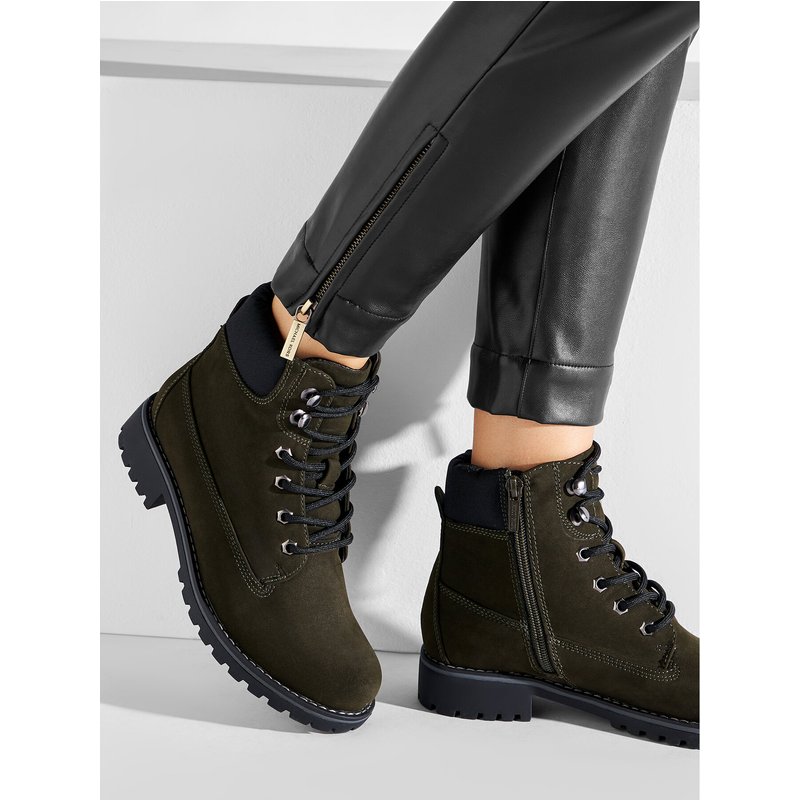 Schnürstiefeletten Jenny Fairy WS722-28G Grün