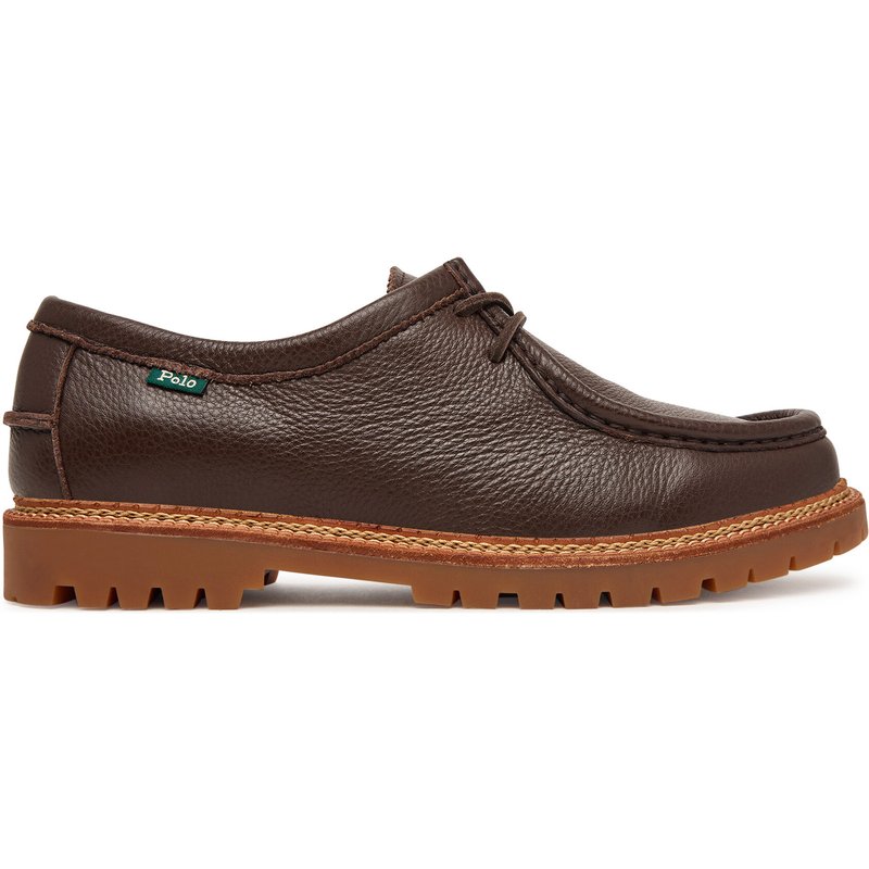 Halbschuhe Polo Ralph Lauren Jett Apron 803P15860002 Dunkelbraun