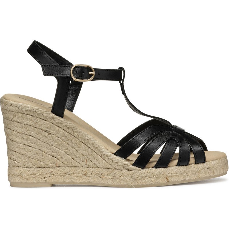Espadrilles Geox D Gelsa D55TPA 00043 C9999 Schwarz