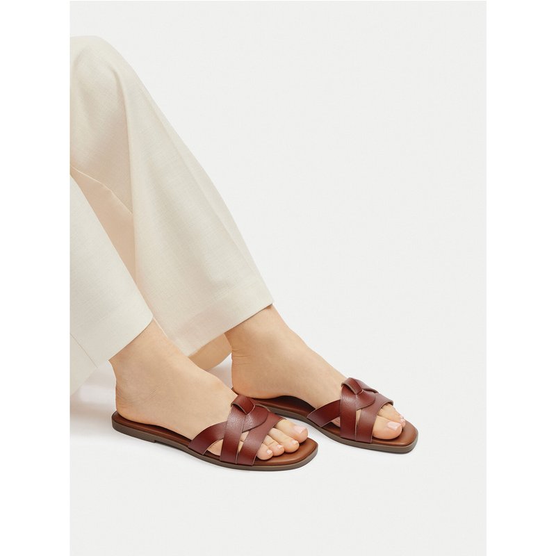Pantoletten JENNY 5762015 Braun
