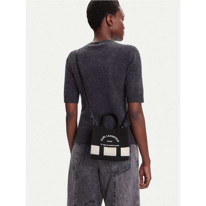 Handtasche KARL LAGERFELD A3W50027 Schwarz