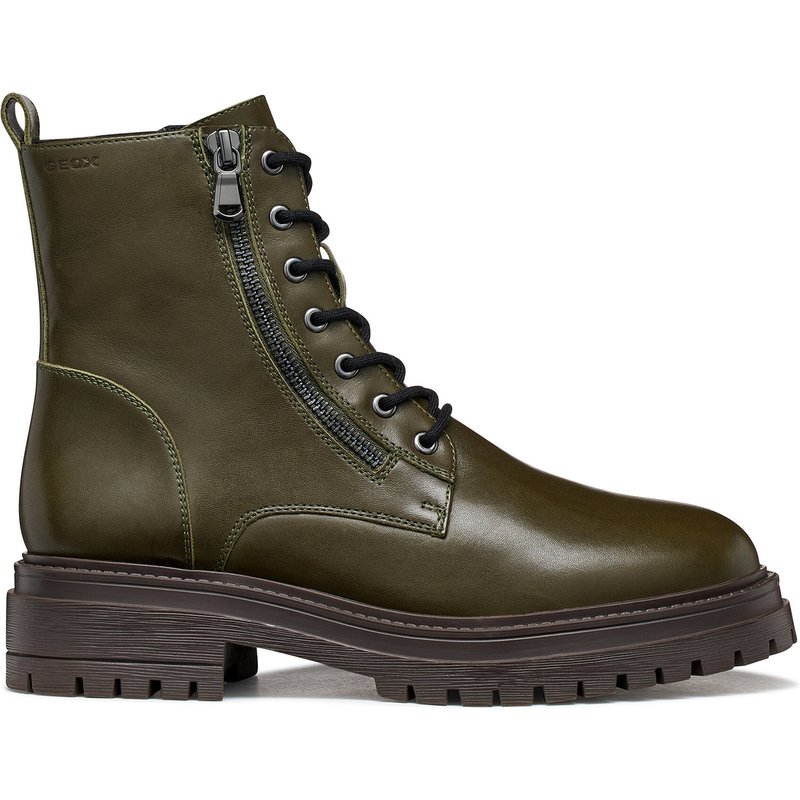 Schnürstiefeletten Geox D Iridea D16HRF 00039 C3009 Grün