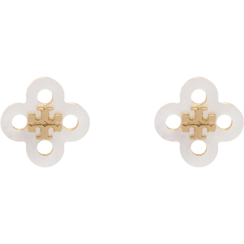 Ohrringe Tory Burch Clover Stud Earring 184411 Goldfarben