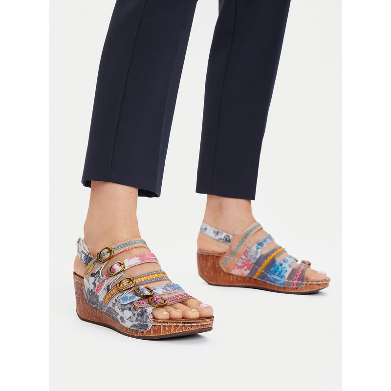 Sandalen Laura Vita Dino 0523 Bunt