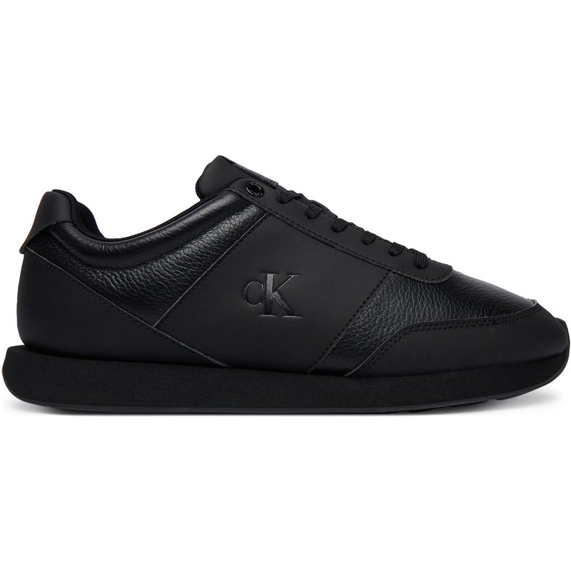 Sneakers Calvin Klein Retro Run Lace Band Tmb Lth Mix HM0HM02447 Schwarz