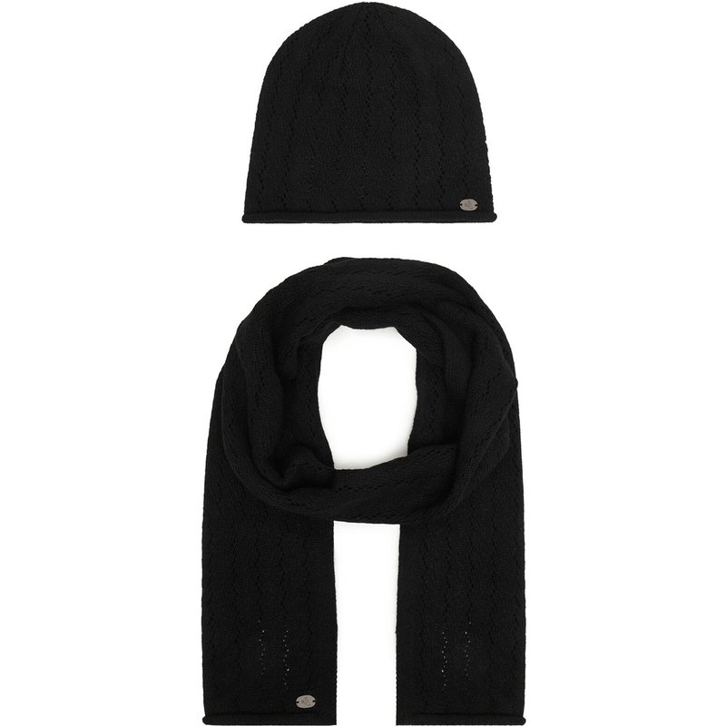 Set Schal und Mütze LAUREN RALPH LAUREN 454P23528003 Schwarz