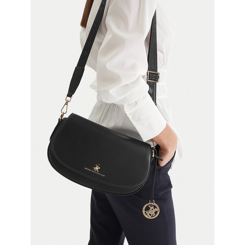 Handtasche Beverly Hills Polo Club CEO-BHPC-S-001-07 Schwarz